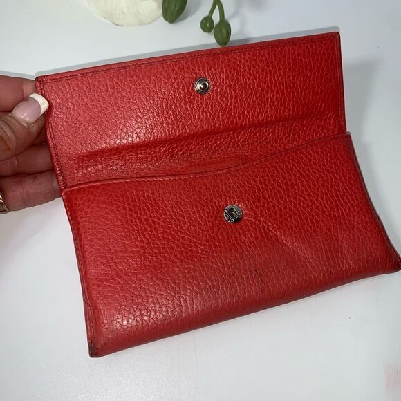 Authentic Gucci  Long  Wallet Coral - Picture 4 of 8